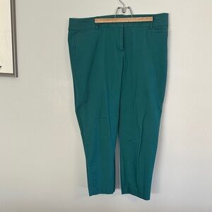 LOFT Teal Green Capris